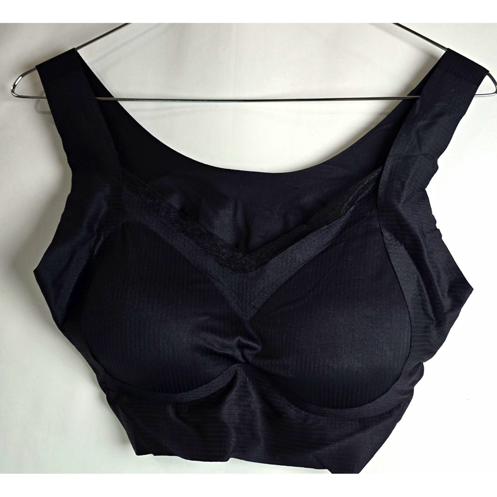 FreeBra Women's Black Bralette Wireless Seamless Pullover 2XL A-C